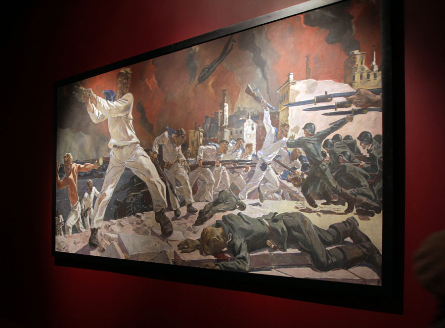 Александр Дейнека. Оборона Севастополя (1942)