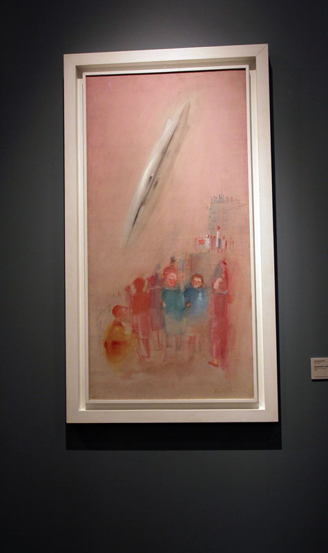 Александр Лабас. Дирижабль и детдом. (1930)