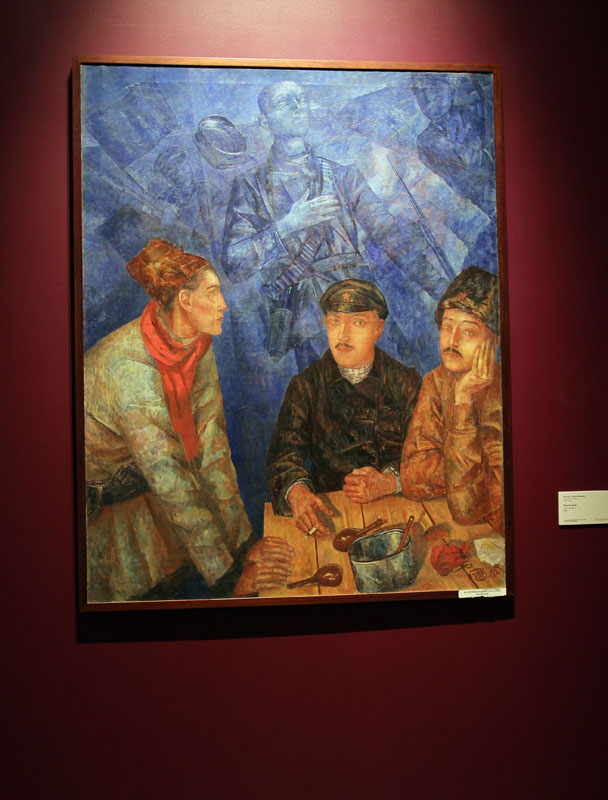 Кузьма Петров-Водкин. После боя. 1933